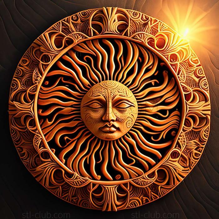 3D model sun (STL)